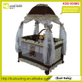 ASTM F406-12A Aprobado Baby Playpen con Mosquito Net Mongolia Estilo